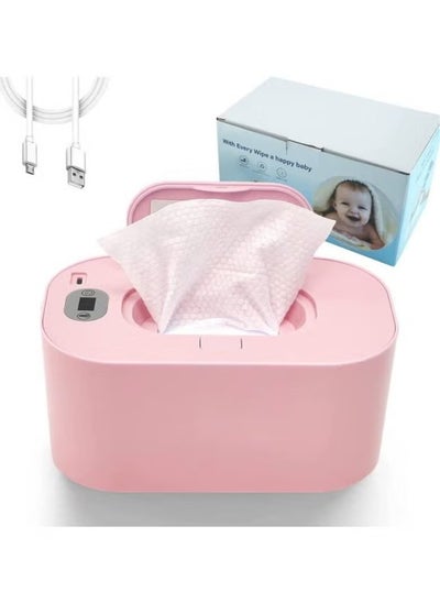 اشتري Wipe Warmer,Baby Wet Wipes Warmer and Dispenser,Large Capacity Wet Wipe Heater,Baby Wipes Heater Thermostat Wet Wipes Box Portable Wipes Heating Box Temperature Adjustable في الامارات