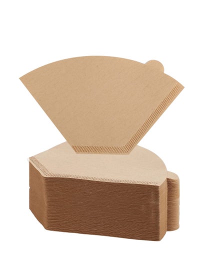 Buy 100 Piece Coffee Paper Filter , Size 02 Brown in Saudi Arabia