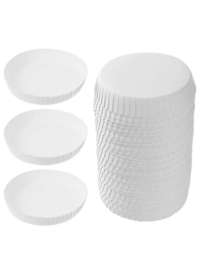 Buy Disposable Paper Cup Covers, Paper Drinking Cup Lids Covers, Coffee Cup Covers,Drinking Lids (7.5x7.5cm,100pcs ) in UAE