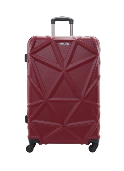 Buy Single Size Cabin Carry 20 Check-In Luggage Trolley Matrix Luggage Trolley Burgundy 20 Inch in Saudi Arabia