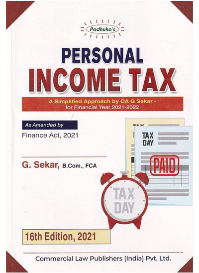 اشتري Padhuka's Personal Income Tax - 16/edition, 2021 في الامارات