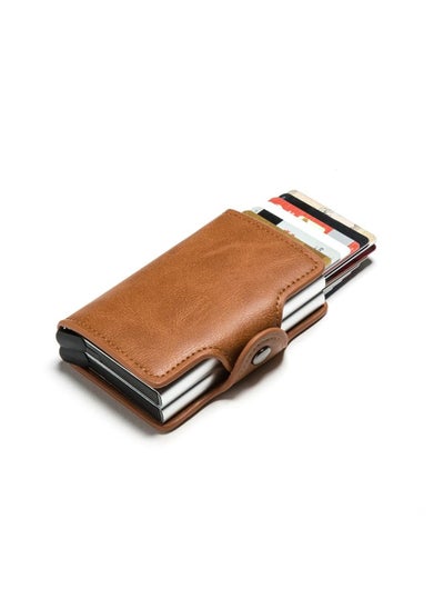 Buy PU Leather Credit Card Holde for Men in Saudi Arabia