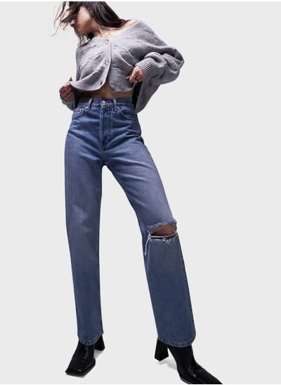 اشتري High Waist Jeans في الامارات