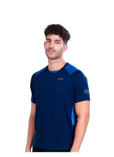 Buy FLIP SIDE ROUND NECK-T SHIRT- (NAVY) (APLT777-3-XL) in UAE