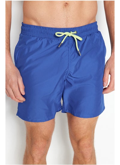 Buy Blue Men's Basic Standard Size Sea Shorts in Egypt