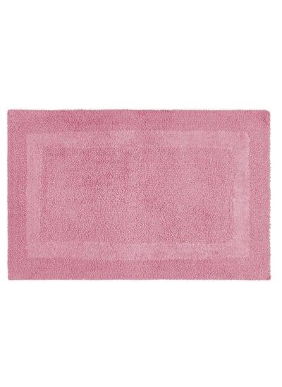 Buy Raymond Home Single  Bath Mat - Luxurious, Ultra-Absorbent Bathroom Mat with Non-Slip Backing Color Light Pink - (40 * 60 CM) in UAE