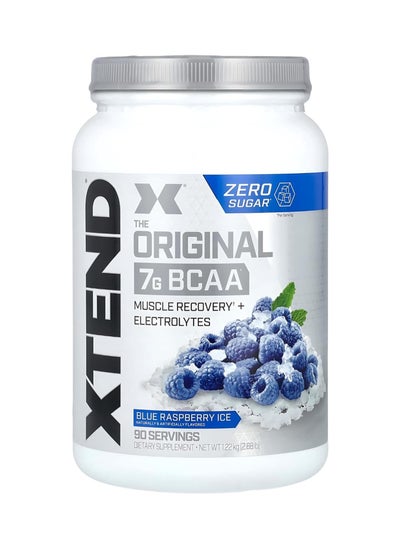 Buy BCAA Powder - Blue Raspberry Ice, 7g Amino  Zero Calorie, Zero Carb, Zero Sugar, 90 Servings in UAE