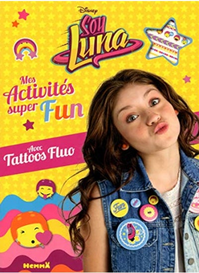 Buy Disney Soy Luna - Mes activités super fun - avec tattoos fluo in UAE