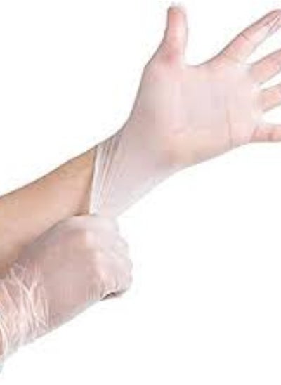 Buy KNP Clear Vinyl Latex Disposable Gloves (Large) are a practical choice for maintaining hygiene standards and ensuring safety in environments requiring reliable hand protection. in UAE