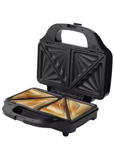 اشتري Multifunction Non-stick Grill Breakfast 3 in 1 Sandwich Maker Toaster Waffle Maker في مصر