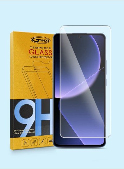 Buy Premium Series Curved Edges 9H 2.5D Tempered Glass Screen Protector For Xiaomi 13T 5G 2023 /  Xiaomi 13T Pro 5G 2023 Clear in Saudi Arabia