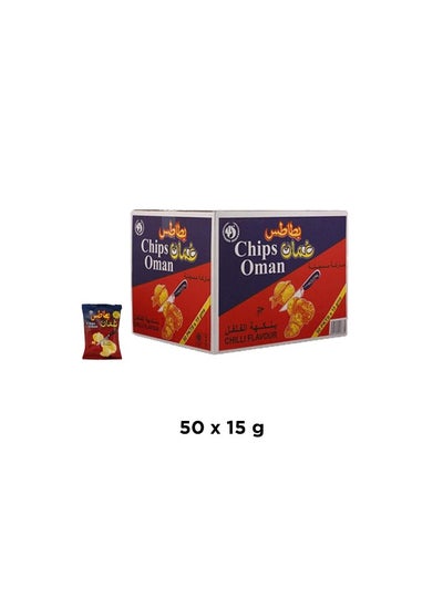 اشتري OMAN CHILLI FLAVOUR CHIPS WHOLESALE CARTON PACK OF 50PCS X 15GM في الامارات