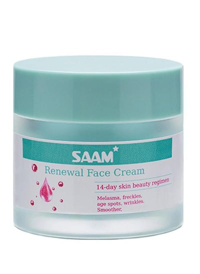 Buy Saam Face Cream,Saam Cosmetics Cream Dark Spots Cream,Saam Renewal Face Cream 50g for Melasma and Freckles Treatment for All Skin Types,Anti-wrinkle Face Cream,saam Renewal Face Cream Korean in Saudi Arabia