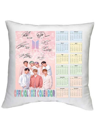 Buy Band Printed Decorative Calendar Pillow in UAE