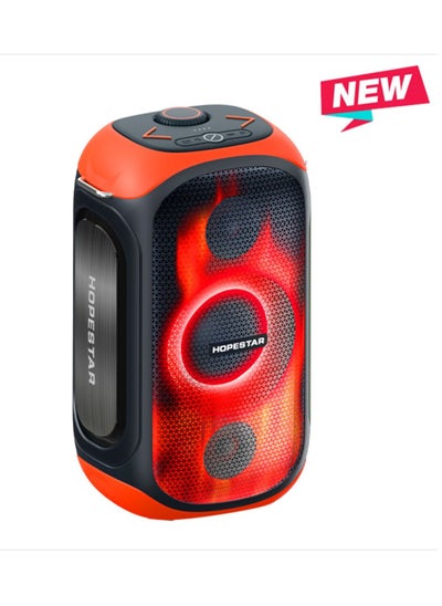 اشتري 80W Wireless DJ Bass Boombox with Mic | Outdoor Waterproof Speaker, 3D Surround Sound, TWS Connectivity, RGB Light, Karaoke System & Dual Dynamic Bass for Powerful Party Music في الامارات