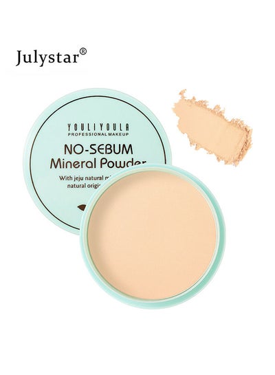 Buy Long-lasting Oil Control Pressed Powder, Waterproof Matte Finish Flawless Setting Powder Madeup, Cruelty Free Lightweight Minimizes Pores & Fine Lines Face Cosmetic with Natural Look for All Skin in UAE