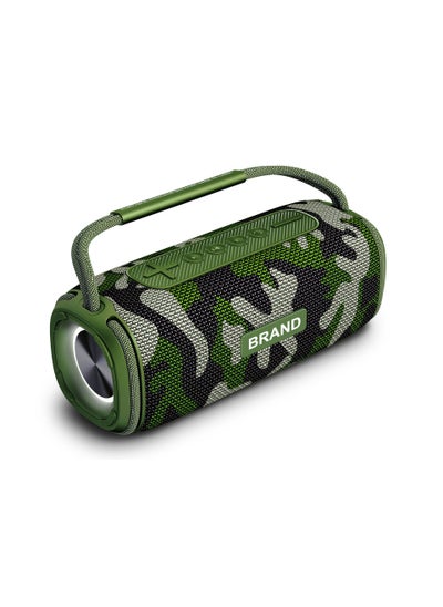 Buy 1 x 5 pcs Portable 20W High-Volume Bluetooth Speaker Waterproof Bass X6 camouflage in UAE