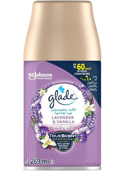 Buy Glade Automatic Spray Refill Lavender & Vanilla Air Freshener 269ml in UAE