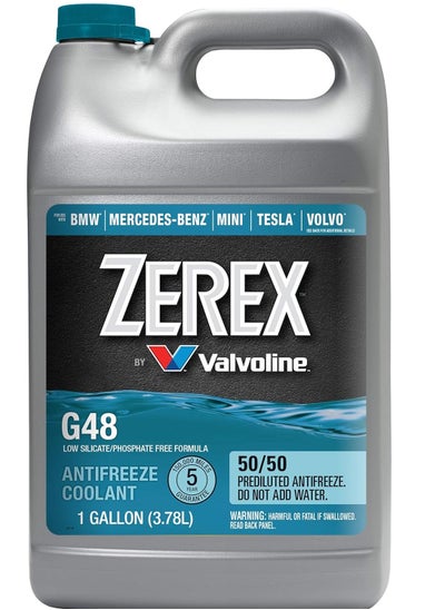 Buy Zerex Antifreeze Coolant G48 50/50 3.78Ltr in UAE