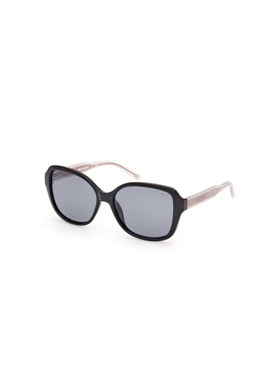 اشتري Women's Rectangular Shape  Sunglasses SE635901D57 Lens Size: 57 Millimeter - Shiny Black في السعودية