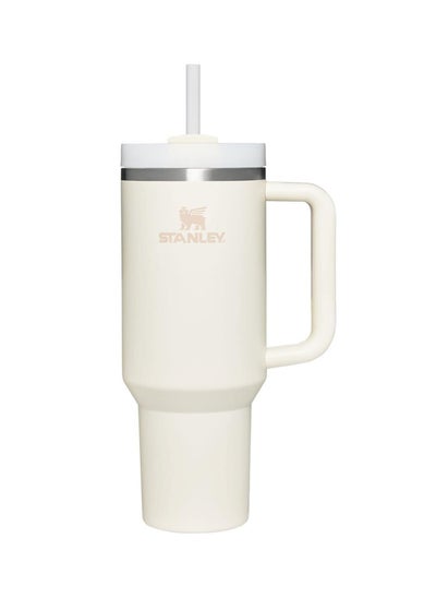 Buy 40oz Stanley Quencher H20 Flowstate Stainless Steel Vacuum Insulated Tumbler with Lid and Straw for Water, Iced Tea or Coffee, Smoothie and More, Cream (White) in Saudi Arabia