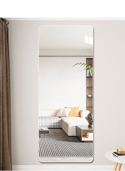 Buy Full Length Wall Mirror, 3D Acrylic 30x100cm Wall Sticker Tiles For Bedroom,Home Gym,Home Wall Decor in UAE