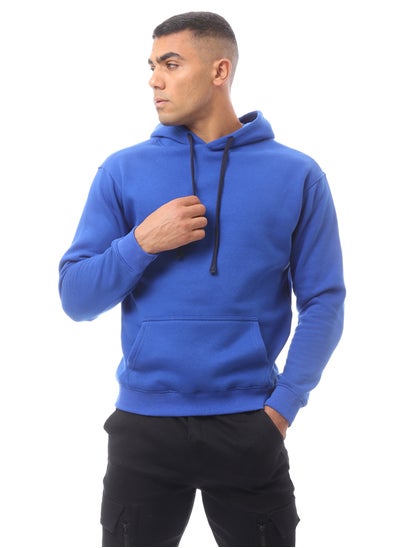 Buy Slip On Solid Blue Comfy Hoodie in Egypt