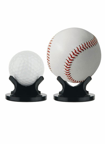 Buy Acrylic Small Ball Stand Holder, Sport Ball Display Rack, Baseball, Display Stand Ball Display Holder with 2 Pieces Non-Slip Rubber Pads in Saudi Arabia