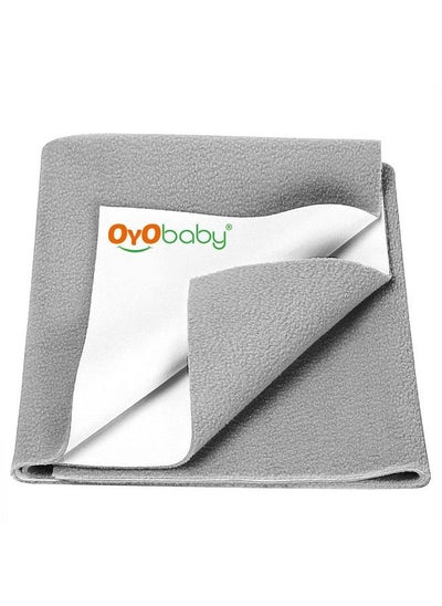 Buy Waterproof Quick Dry Sheet For Baby; Bed Pad ; Baby Bed Protector Sheet For Toddler Children (Small (50Cm X 70Cm) Grey) in UAE