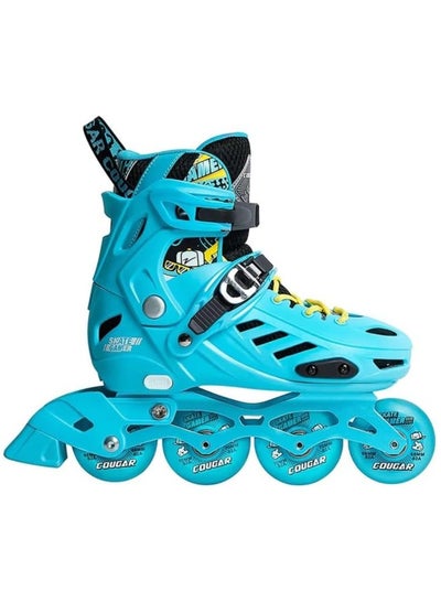 Buy Adjustable roller skate shoes Cougar 313 Blue size 39-42 in Egypt