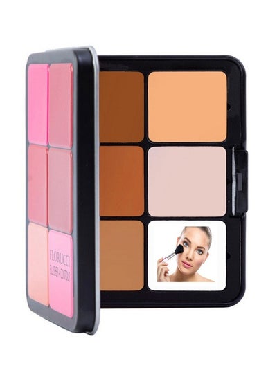 Buy Florucci Blusher and Contour Palette FC-005 in Saudi Arabia