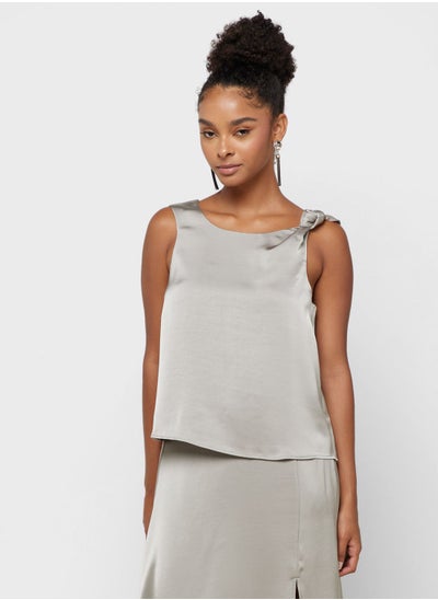 Buy Side Knot Detail Top in UAE