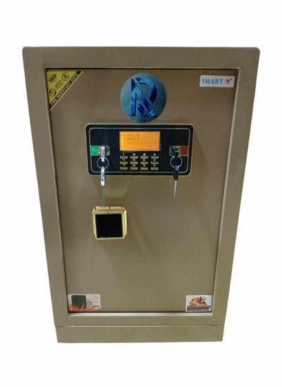 Buy Semi-armored safe, size 70 length * 40 width * 39 depth Locked with the key Featured with electrostatic paint Made of steel Digital screen and secret numbers Alarm device and extra battery in Egypt