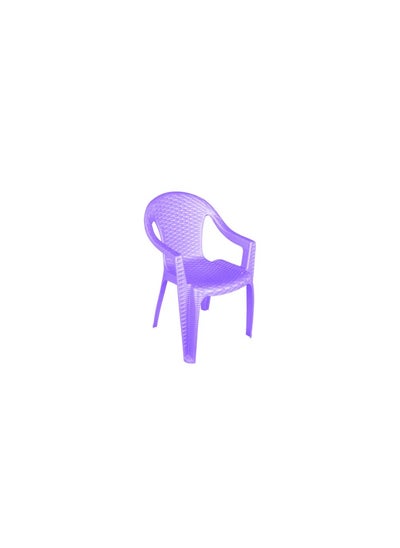 Buy Purple rattan children's chair, crescent and silver star, 655132 in Egypt