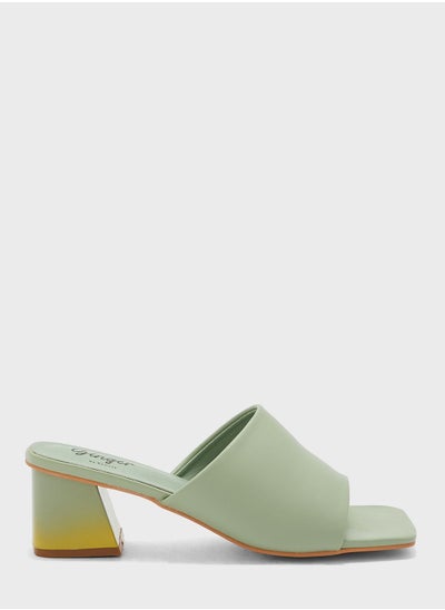 Buy Ombre Square  Heeled Mule in UAE