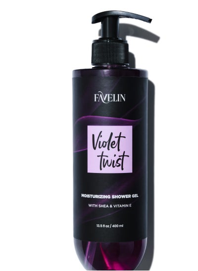 Buy Shower gel  violet twist 400 ML in Egypt