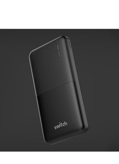 Buy SWITCH 10K Power Bank, Portable 10,000mAh Charger, PB-S100, 4-Port Fast Charging with Battery Indicator, Compatible with iPhone, Samsung, Huawei & More in UAE