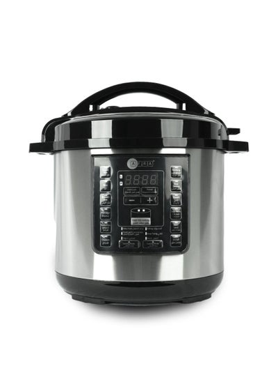 Buy Electric Pressure Cooker 12 in 1 Multifunction 10L Capacity 1400W Silver Stainless Steel GMARK ESMA RoHS And CB Certified in UAE