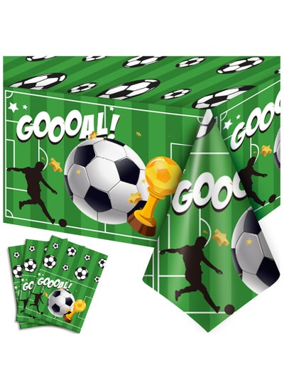 Buy Soccer Tablecloth, 3 Pcs Soccer Party Tablecloth Set - Soccerball Party Tablecloth, Soccer Table Covers & Soccer Theme Table Cloth, for Soccer Party Decorations & Soccer Birthday Decorations in Saudi Arabia