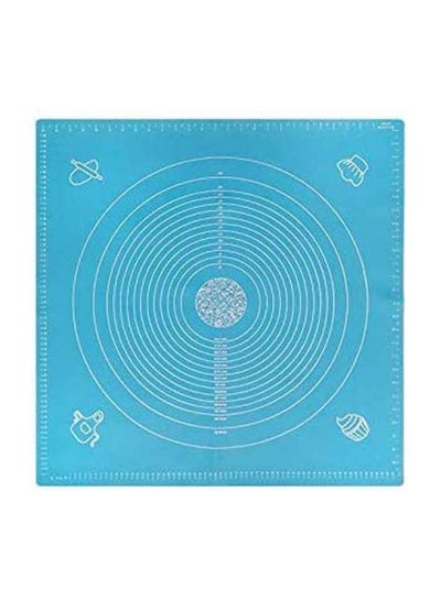 Buy Silicone baking mat for pastry rolling with measurements, liner heat resistance table placemat pad pastry board, reusable non-stick silicone baking mat for housewife extra large - assorted color in Egypt
