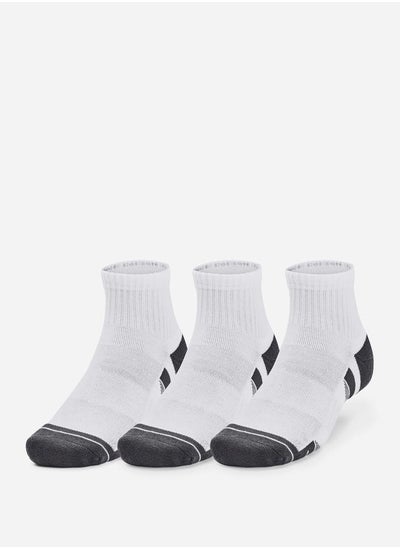 Buy Pack of 3 - Performance Cotton Quarter Socks in Saudi Arabia