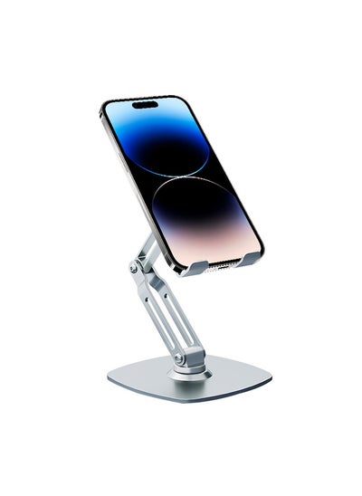 Buy Adjustable Phone Holder, Portable Desktop Phone Stand, Suitable for Watching Videos, Video Calls, and Games in Saudi Arabia