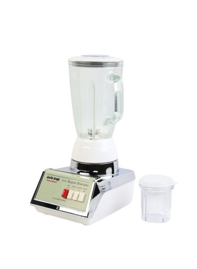 Buy Electric Glass Blender with Grinder with 2 Adjustable Speeds 600W 1.5L Capacity in Saudi Arabia