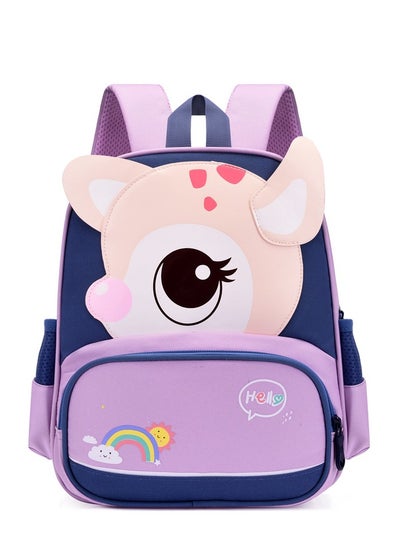 Buy Waterproof Preschool Backpack, 3D Cute Cartoon Animal Schoolbag for Kids, Lunch Box Carry Bag for 4-8 Years Boys Girls in UAE