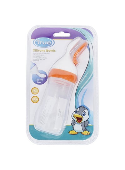 Buy True Baby Feeding Bottle with Silicone Spoon - 125 ml in Egypt