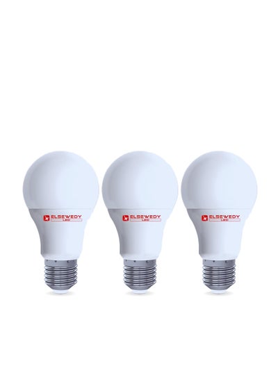 Buy ELSEWEDY Classic LED Bulb E27, 3000 Kelvin, 2200 Lumen (Warm, 24 Watt, 3 Pieces) in Egypt