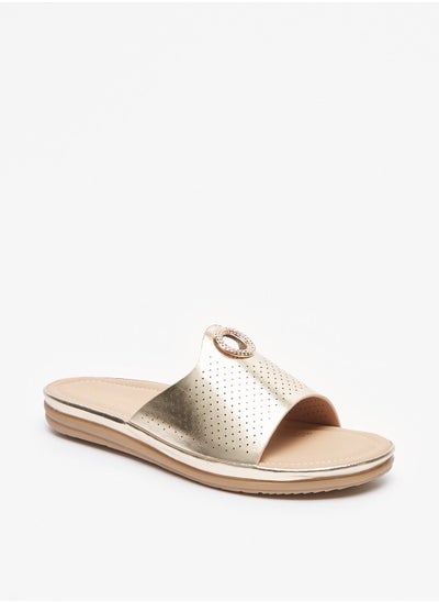 اشتري Textured Slip On Slides في الامارات