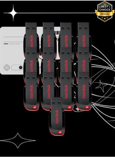 Buy 13 Pieces SanDisk Curzer Blade USB 2.0 Flash Drive 32GB in Saudi Arabia