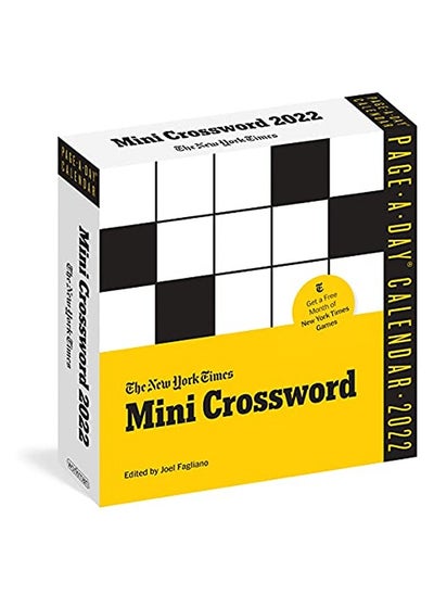 Buy The New York Times Mini Crossword Page-A-Day Calendar for 2022: 365 Days' Worth of Bite-Sized Wordplay in UAE