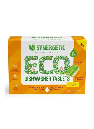 اشتري Synergetic Dishwasher Tablets, 25 Tabs في الامارات